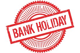We are closed on Bank Holiday Monday!