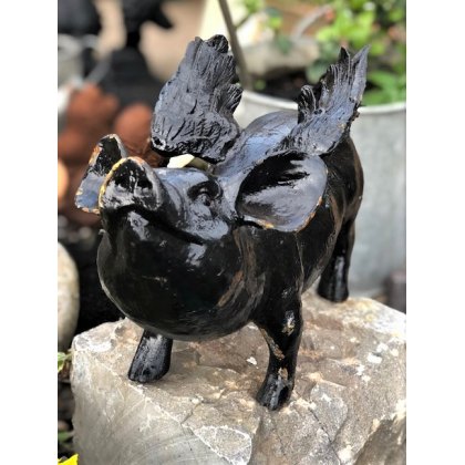 Cast Iron Flying Pig