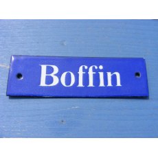 Enamel Sign (Boffin)