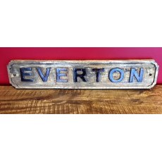Wooden Sign (Everton)