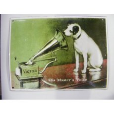 Enamel Sign (His Masters Voice)
