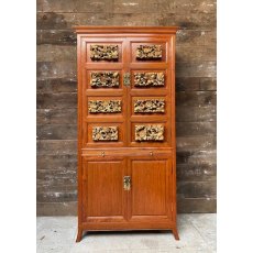 Vintage Anglo-Chinese Rosewood Drinks Cabinet