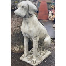Stone Hunting Dog Statue