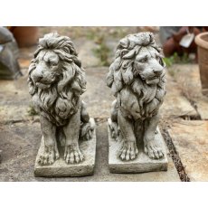 Seated Stone Lions