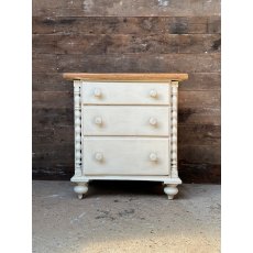 Antique French Painted Pine Chest Of Drawers