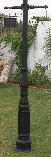 Wells Reclamation Traditional Style Cast Iron Lamp Post