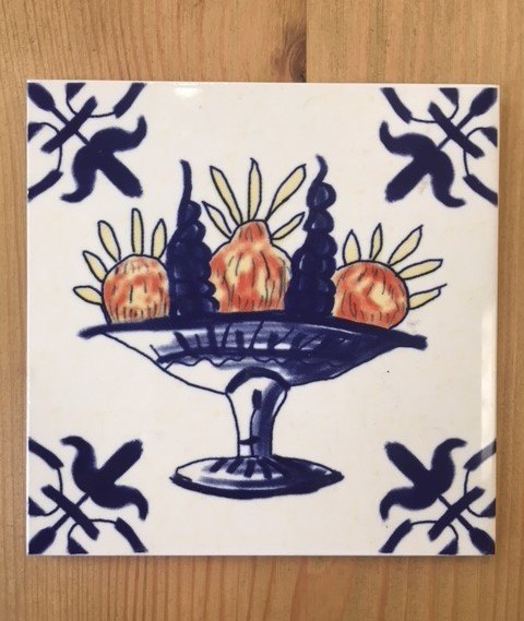 Wells Reclamation Wall Tile (Fruit Bowl)
