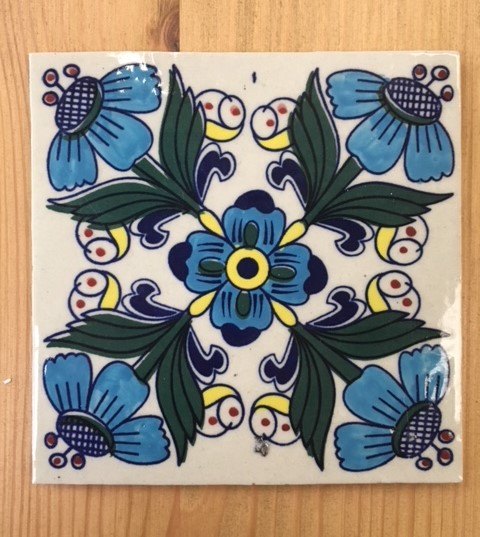 Wells Reclamation Wall Tile (Passion Flower)