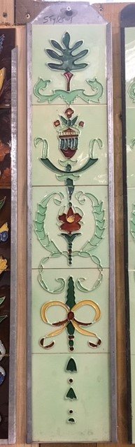 Wells Reclamation Fireplace Tile Set (Wreaths & Bows)