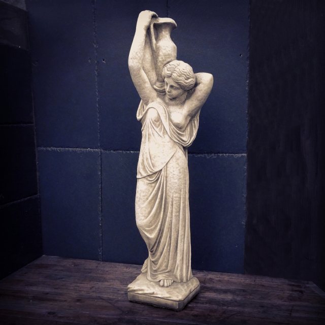 Wells Reclamation Stone  Statue (Greek Maiden)