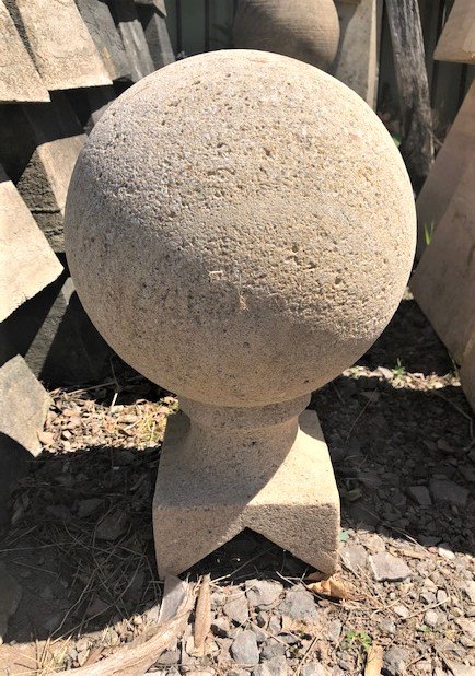 Wells Reclamation Stone Ball Finial