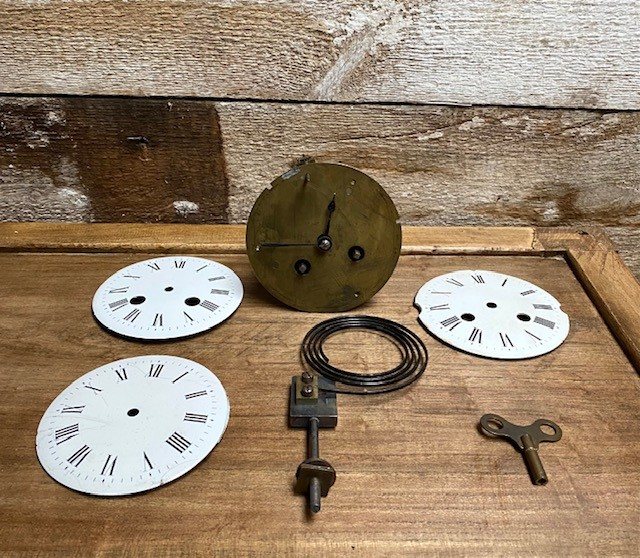 Wells Reclamation Antique Samuel Marti Brass clockwork