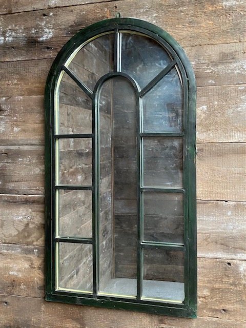 Wells Reclamation Rustic Decorative Outdoor Mirror (Deco)