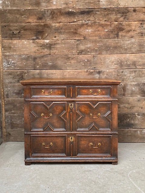 Antique Early 19th Century Chest Of Drawers
