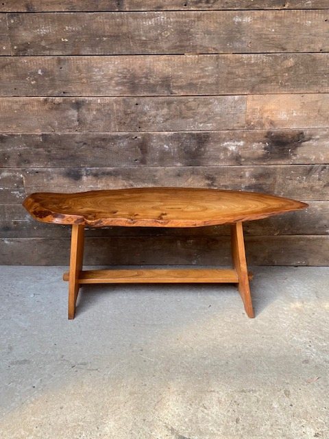 Stunning Cross Section Wooden Coffee Table
