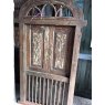 Wells Reclamation Small Arched Teak Doors with Frame