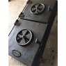 Wells Reclamation Pair of Reclaimed Cast Iron Industrial Oven Doors