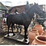 Wells Reclamation Cast Iron Horse Statue