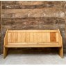 Wells Reclamation Vintage Waxed Pine Pew