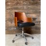 Wells Reclamation Mid Century Style Office Chair