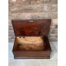 Wells Reclamation Vintage Elm Blanket Box On Casters
