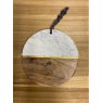 Wells Reclamation Marble & Wood Cheese Board