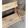 Wells Reclamation Rustic Solid Reclaimed Oak Bench