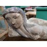Wells Reclamation Hand Carved Mermaid Statue (Reclining)
