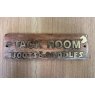 Wells Reclamation Wooden Sign (Tack Room)