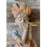 Wells Reclamation Antique 18th Century Teak Krishna Figure