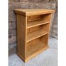 Vintage Small Waxed Pine Open Bookcase