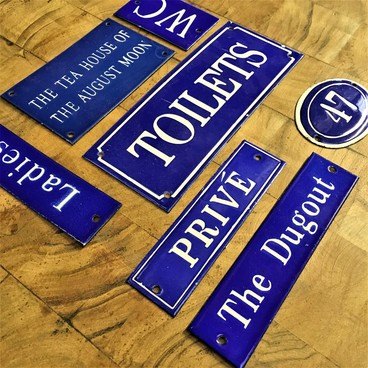 French Style Blue Enamel