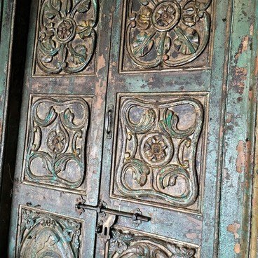 Reclaimed Teak Doors