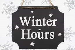 Winter Opening Hours