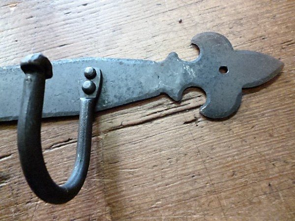 Par of Brass Fleur De Ls Hooks - Etsy