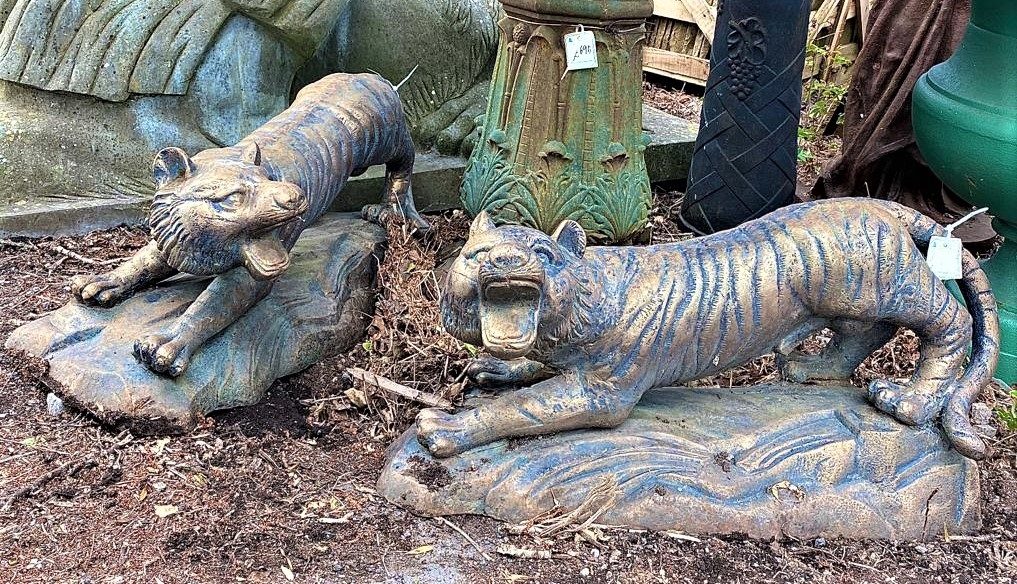 Tiger statues Wells Reclamation