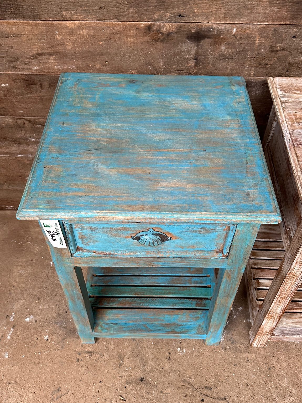 Painted Rustic Table rustic furniture - Wells Reclamation
