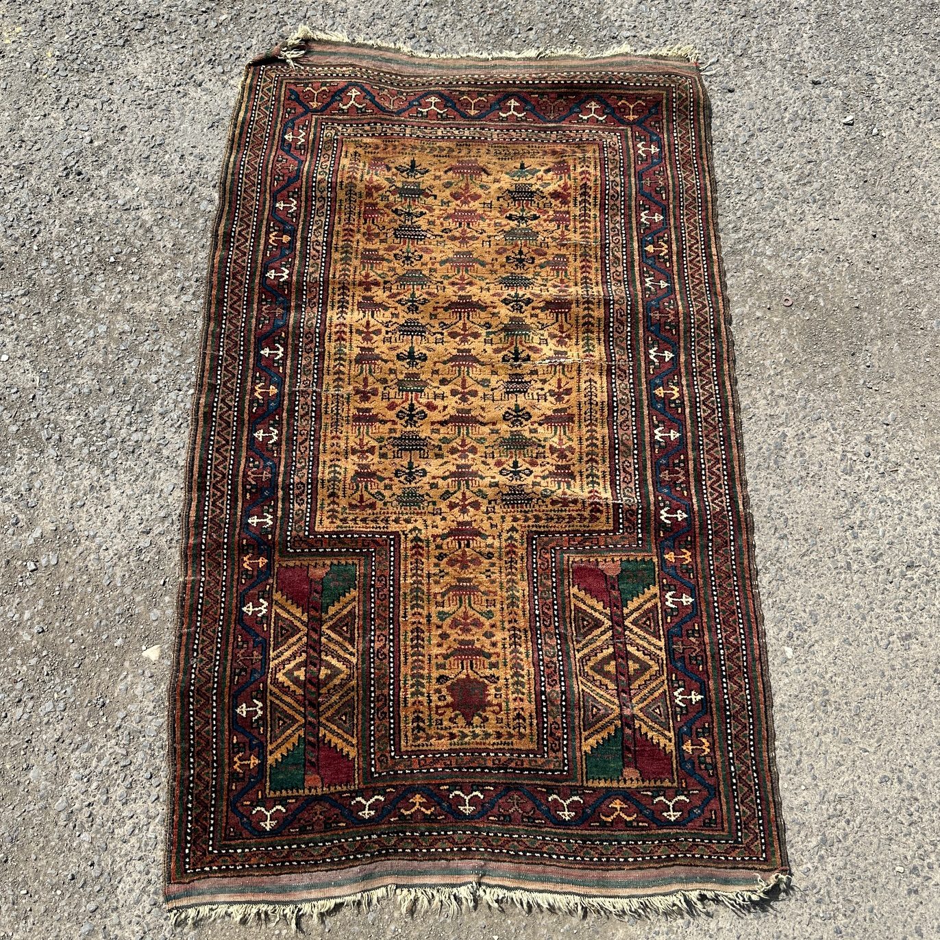 Reclamation Rugs antique rug - Wells Reclamation