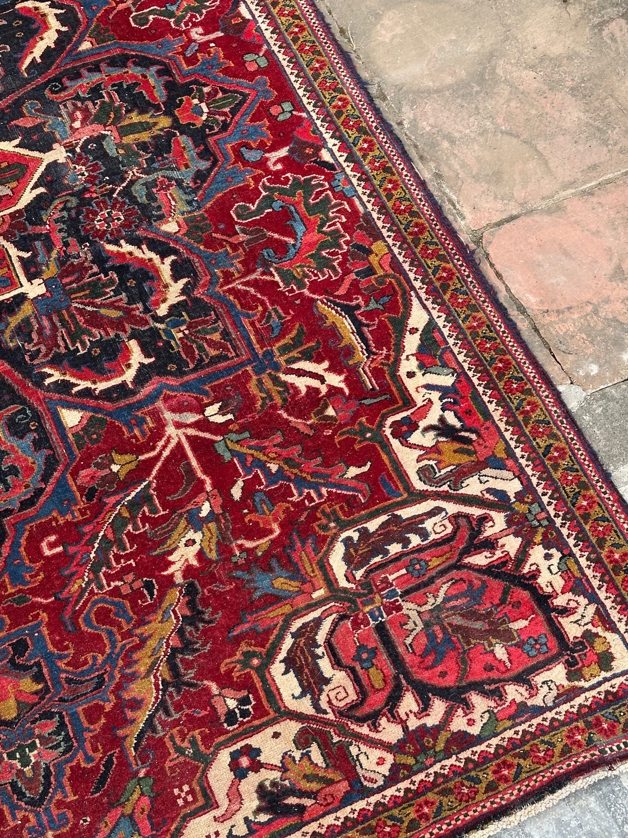 Reclamation Rugs antique persian rug - Wells Reclamation