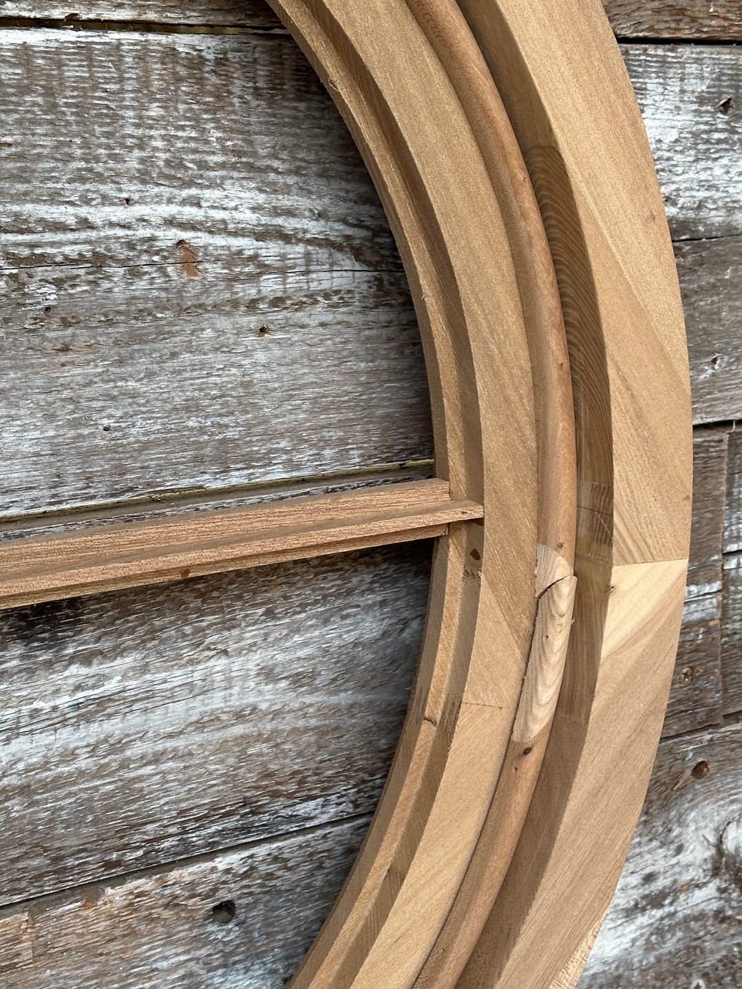 round oak window - Wells Reclamation