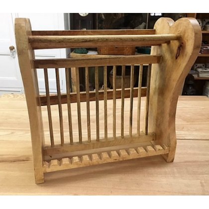 Hardwood Plate Rack (455mm)