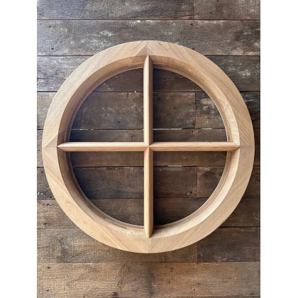 Handmade Round Oak Windows 