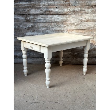 Painted Solid Pine Mid Size Dining Table
