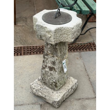 Nice Antique Weathered Stone Sundial