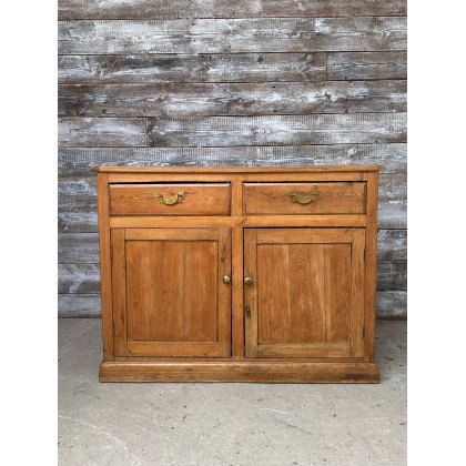 Vintage Early 20th Century Waxed Pine Cupboard