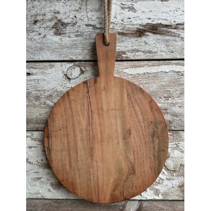 Hardwood Round Serving Board