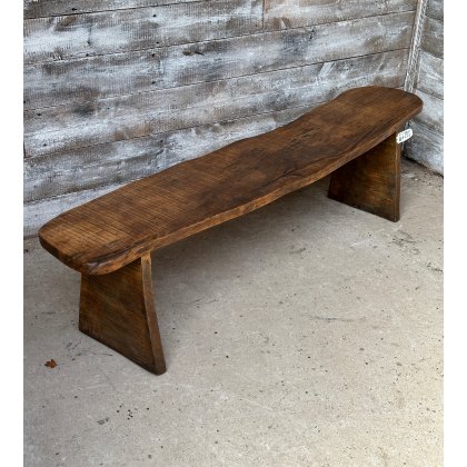 Beautiful Rustic Bench Handmade From Reclaimed Elm