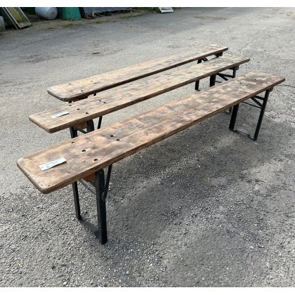 Reclaimed Mid Century Collapsable Bench