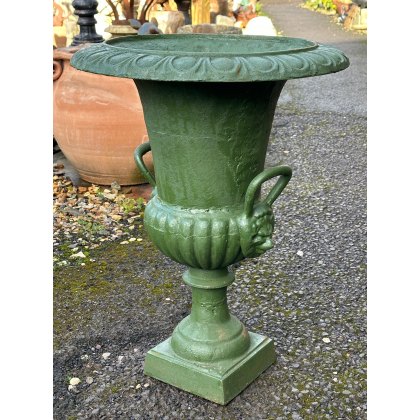 Painted Cast iron Georgian Style Urn