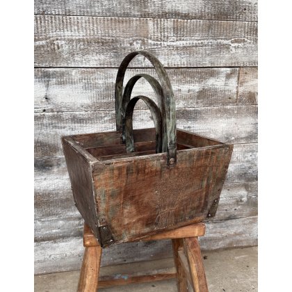 Wooden Painted Baskets